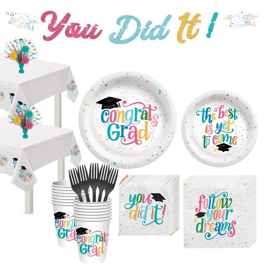 Follow Your Dreams Graduation Party Kit for 40 Guests